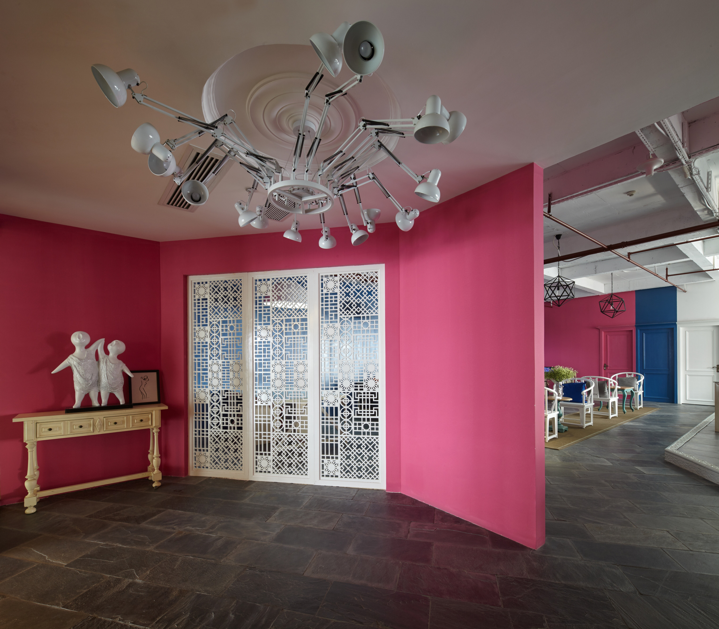 浦東新區(qū)180平辦公室裝修loft風(fēng)格設(shè)計-第2張圖片-上海古都建筑設(shè)計集團(tuán)