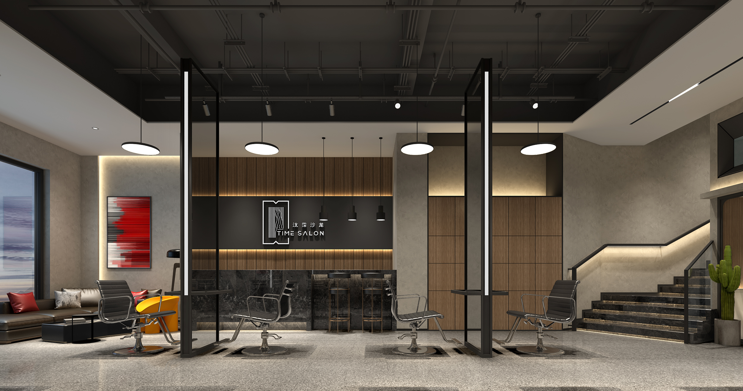 金山區(qū)辦公室裝修理發(fā)店裝修設(shè)計(jì)-第2張圖片-上海古都建筑設(shè)計(jì)集團(tuán) 金山區(qū)辦公室裝修理發(fā)店裝修設(shè)計(jì)-第2張圖片-上海古都建筑設(shè)計(jì)集團(tuán)