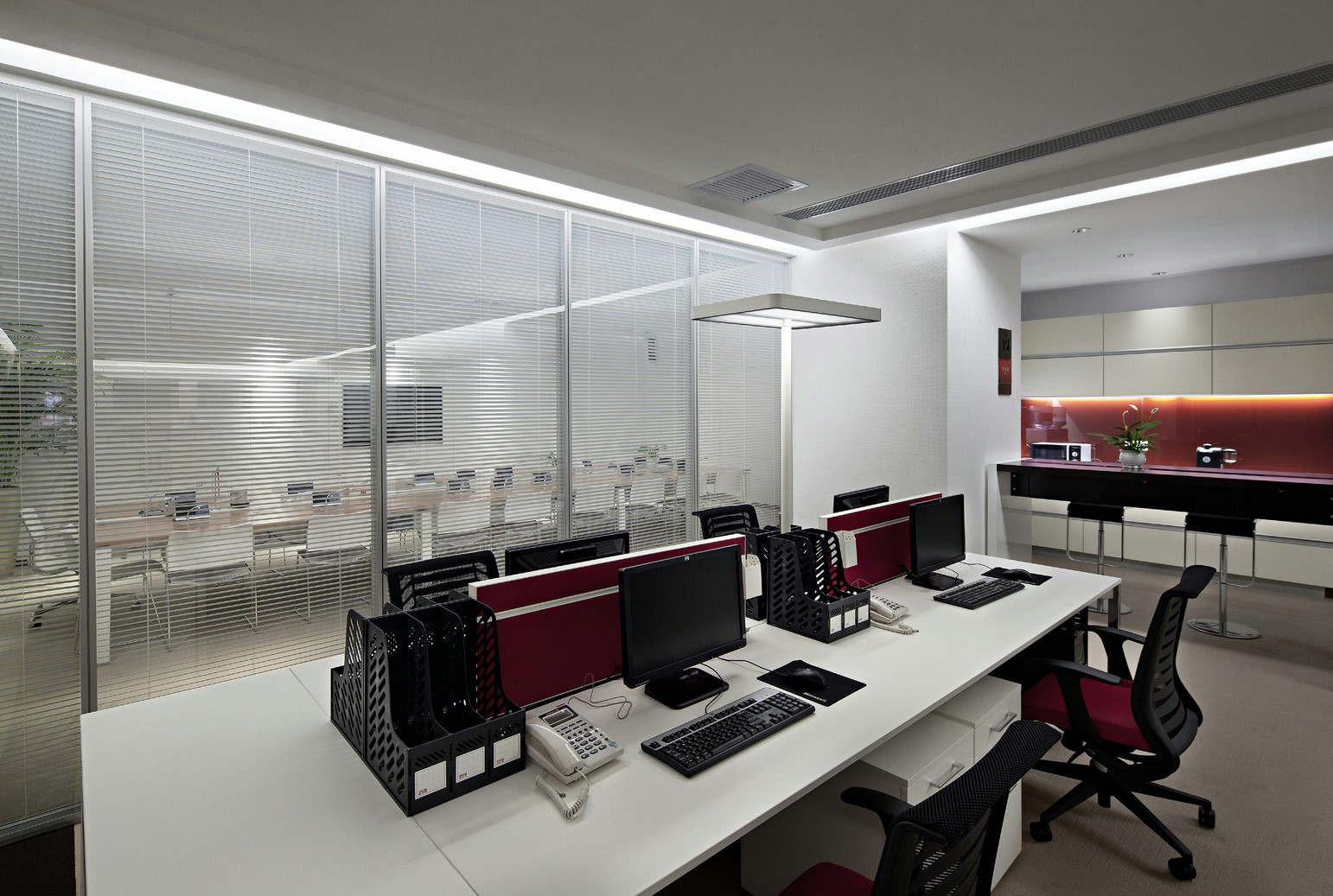 120平化工所會議室裝修設(shè)計-第5張圖片-上海古都建筑設(shè)計集團(tuán)