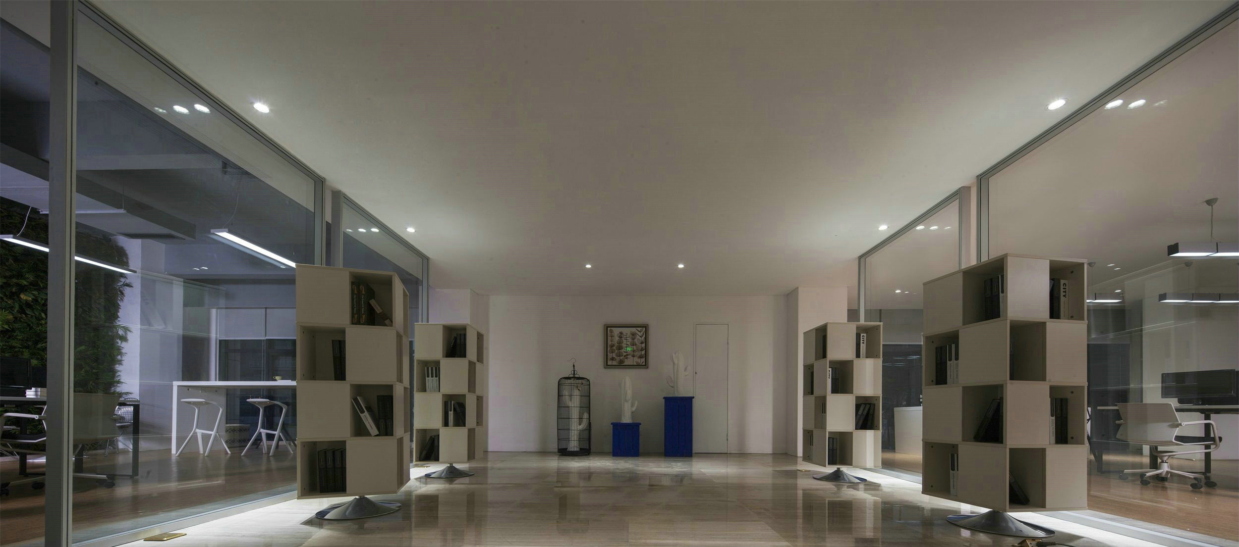 上?，F(xiàn)代時尚風格辦公室裝修設計-第2張圖片-上海古都建筑設計集團