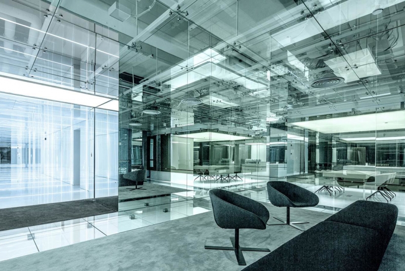 上海玻璃科技風(fēng)格辦公室裝修設(shè)計-第11張圖片-上海古都建筑設(shè)計集團(tuán)