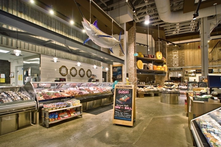 工業(yè)風超市辦公室裝修設計-第3張圖片-上海古都建筑設計集團