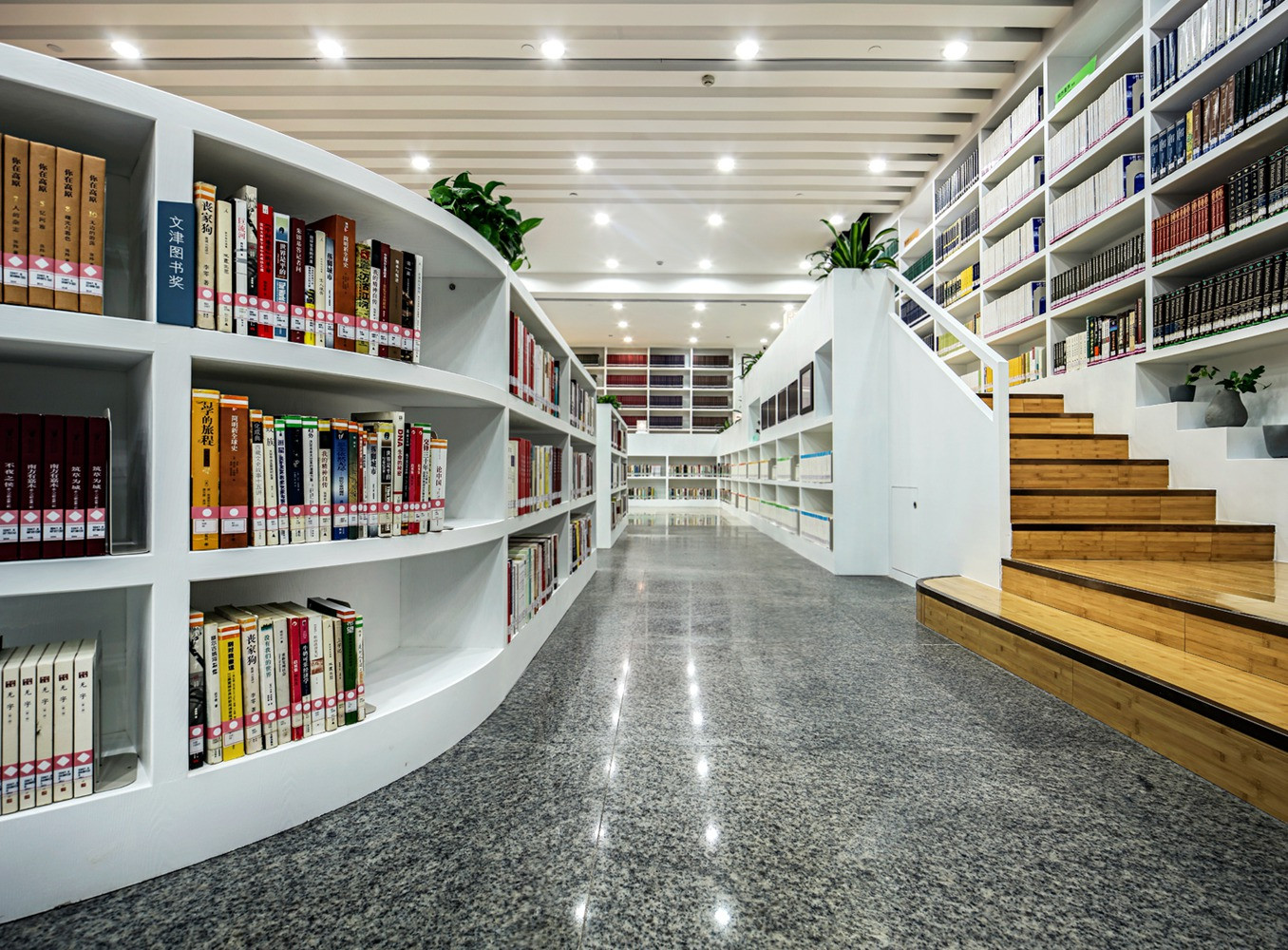 嘉定區(qū)簡約風格圖書館裝修設計-第1張圖片-上海古都建筑設計集團 嘉定區(qū)簡約風格圖書館裝修設計-第1張圖片-上海古都建筑設計集團