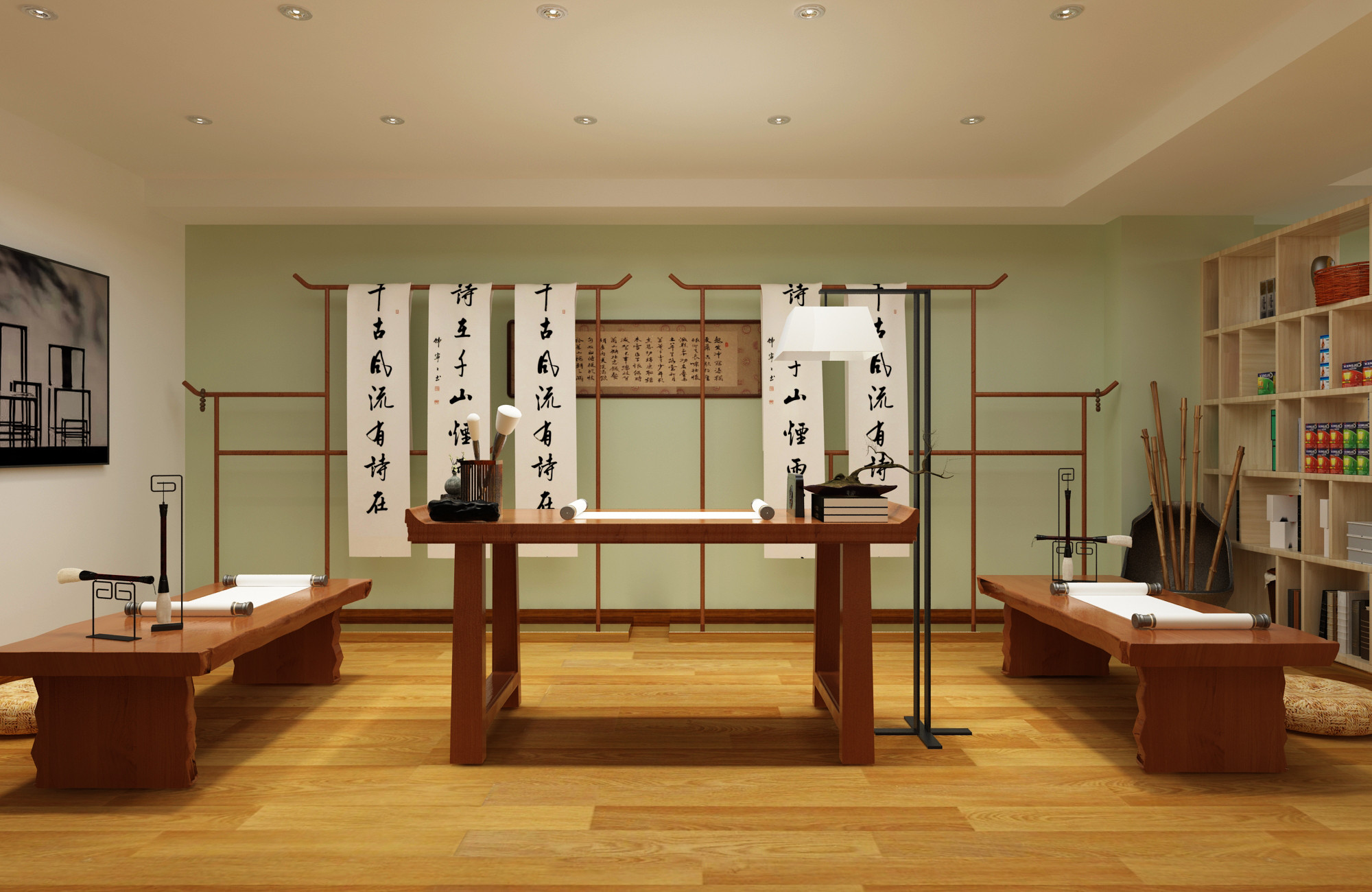 中式養(yǎng)生館裝修設計-第4張圖片-上海古都建筑設計集團