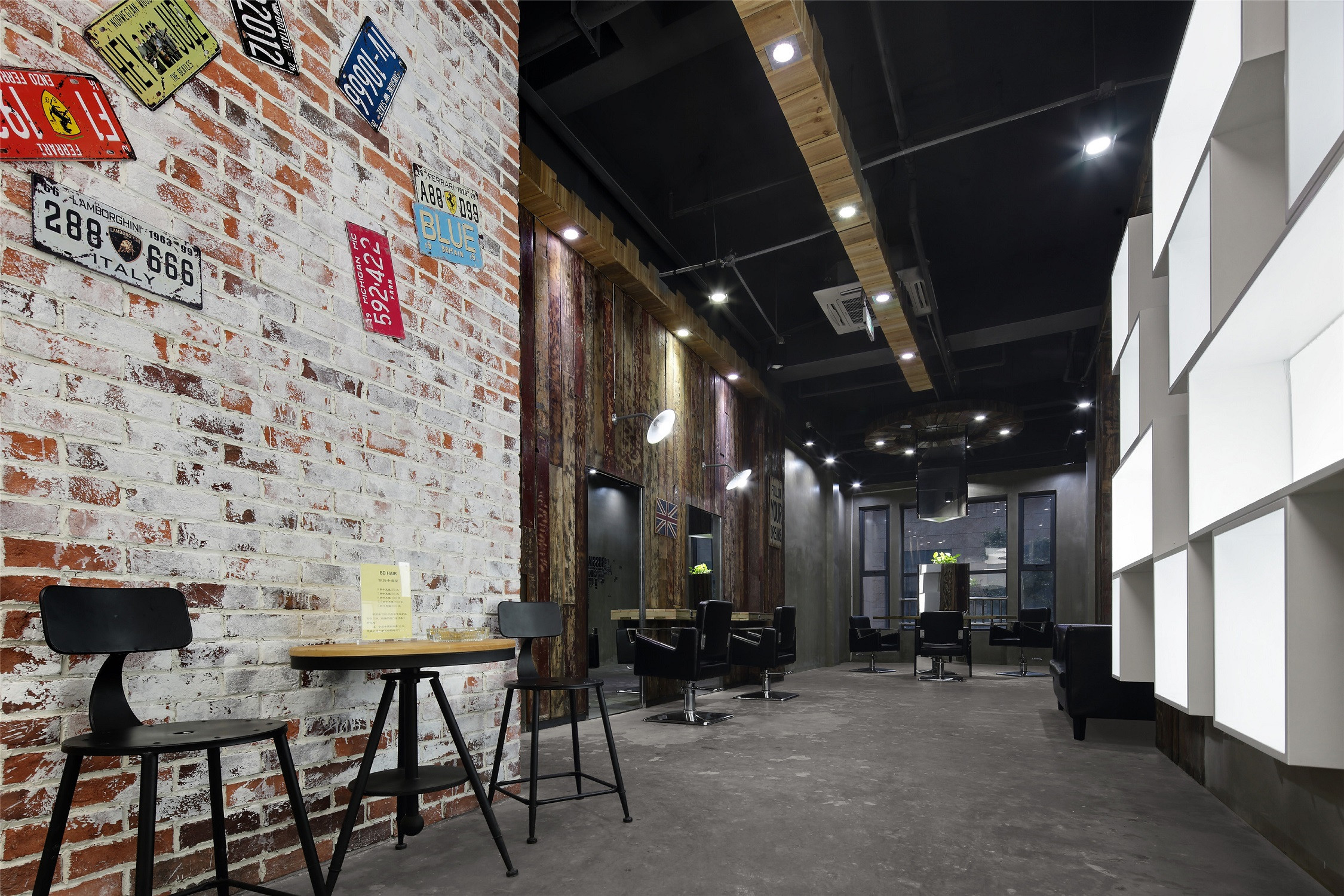 簡約理發(fā)店裝修設(shè)計效果圖-第4張圖片-上海古都建筑設(shè)計集團(tuán)