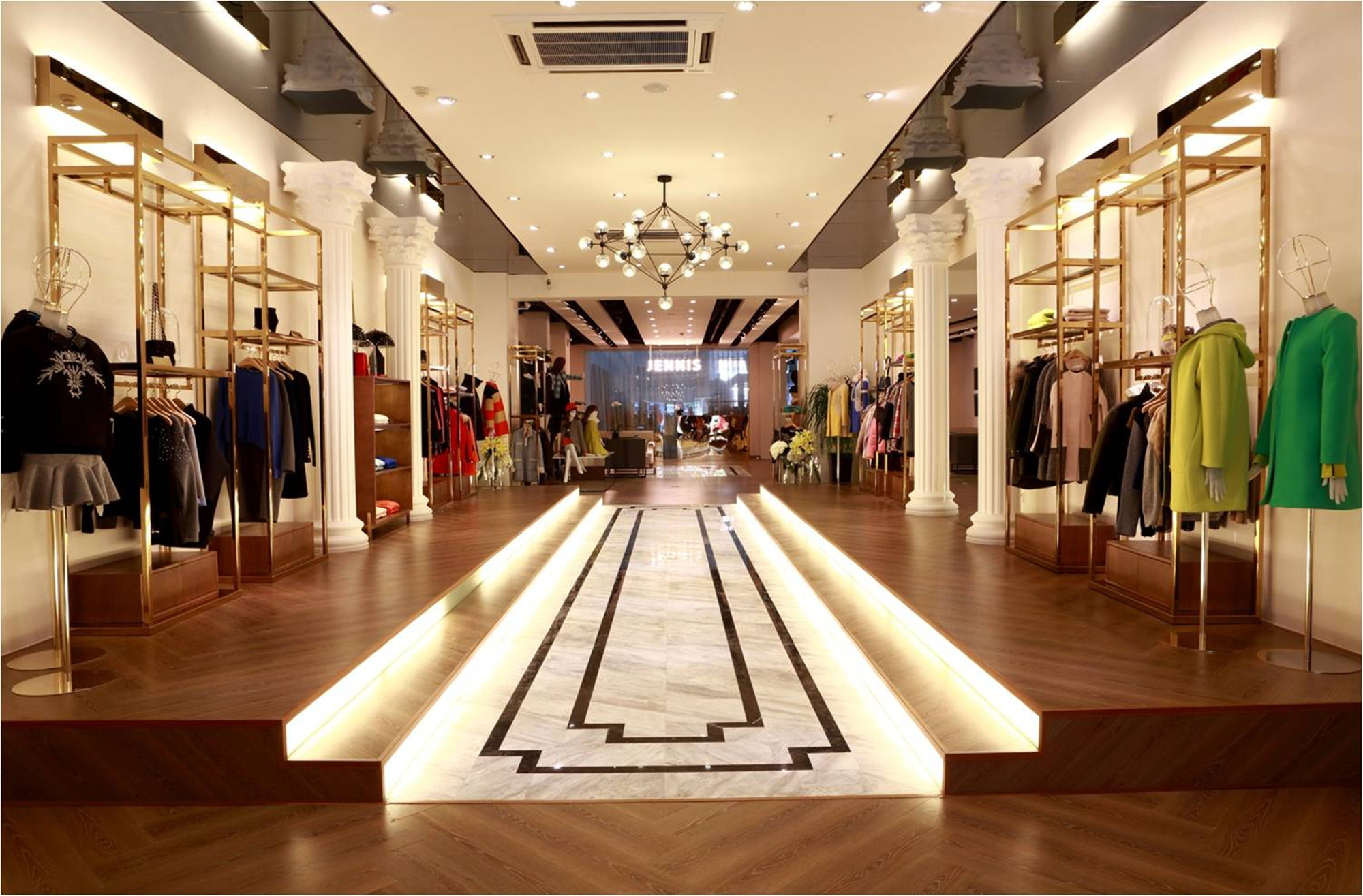 復(fù)式女裝店裝修設(shè)計-第3張圖片-上海古都建筑設(shè)計集團(tuán) 復(fù)式女裝店裝修設(shè)計-第3張圖片-上海古都建筑設(shè)計集團(tuán)