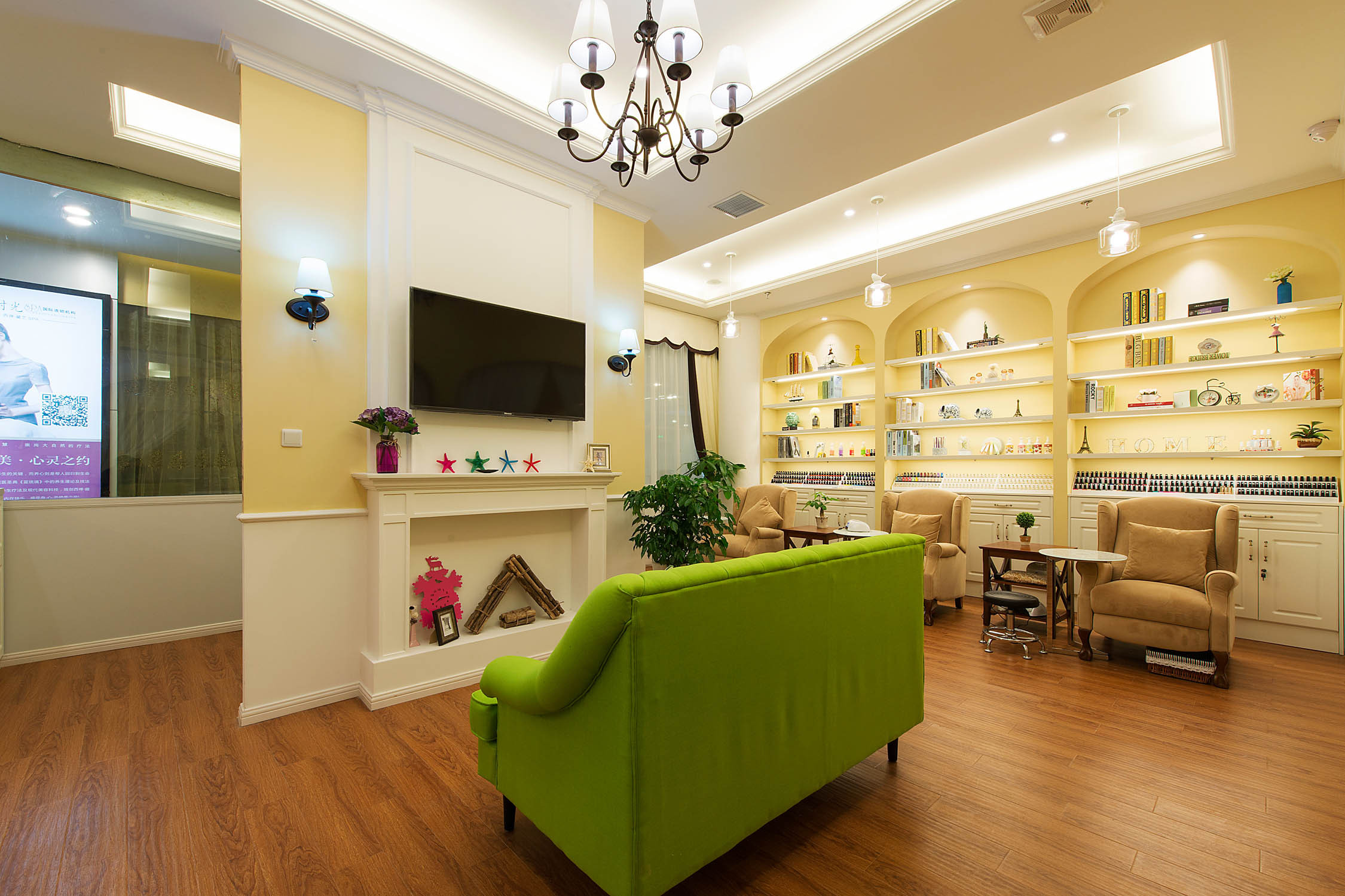 時尚清新美甲店裝修設(shè)計-第1張圖片-上海古都建筑設(shè)計集團(tuán) 時尚清新美甲店裝修設(shè)計-第1張圖片-上海古都建筑設(shè)計集團(tuán)