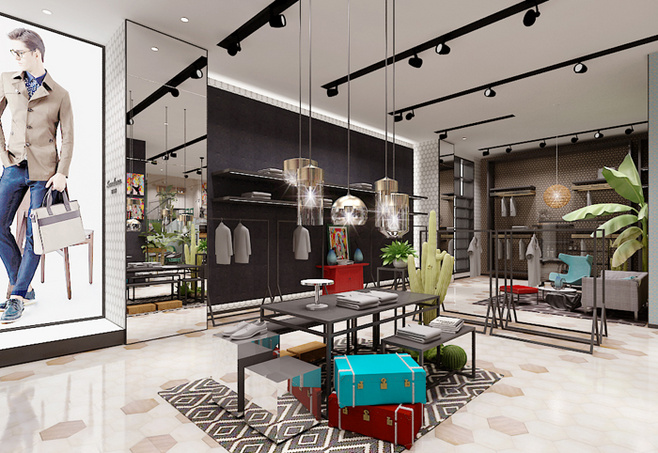 高檔男士服裝店裝修設(shè)計-第2張圖片-上海古都建筑設(shè)計集團 高檔男士服裝店裝修設(shè)計-第2張圖片-上海古都建筑設(shè)計集團