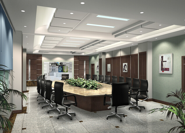 虹口區(qū)現(xiàn)代簡約風(fēng)格會議室裝修設(shè)計(jì)-第3張圖片-上海古都建筑設(shè)計(jì)集團(tuán)