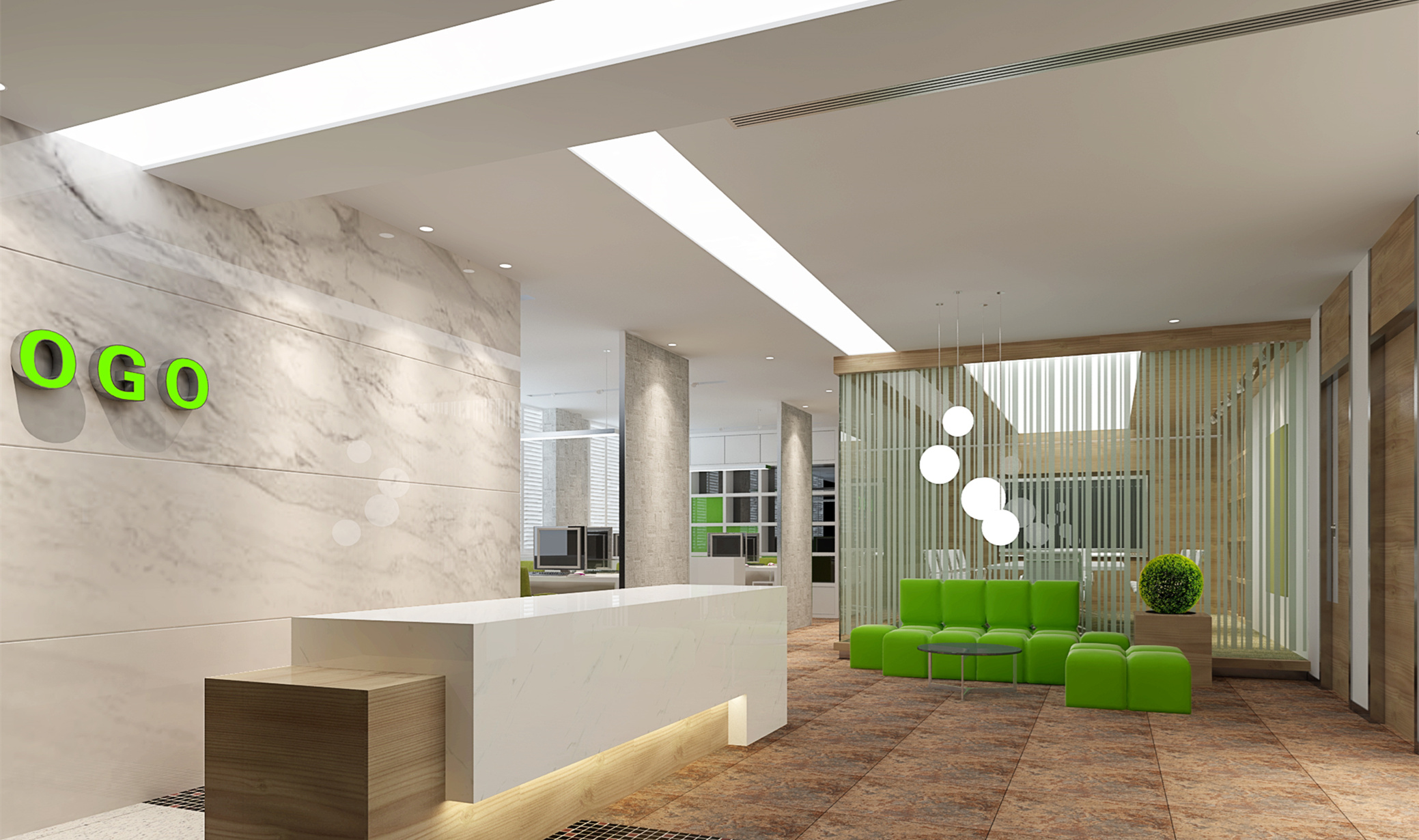 日式150平小型清新辦公室裝修設(shè)計-第1張圖片-上海古都建筑設(shè)計集團