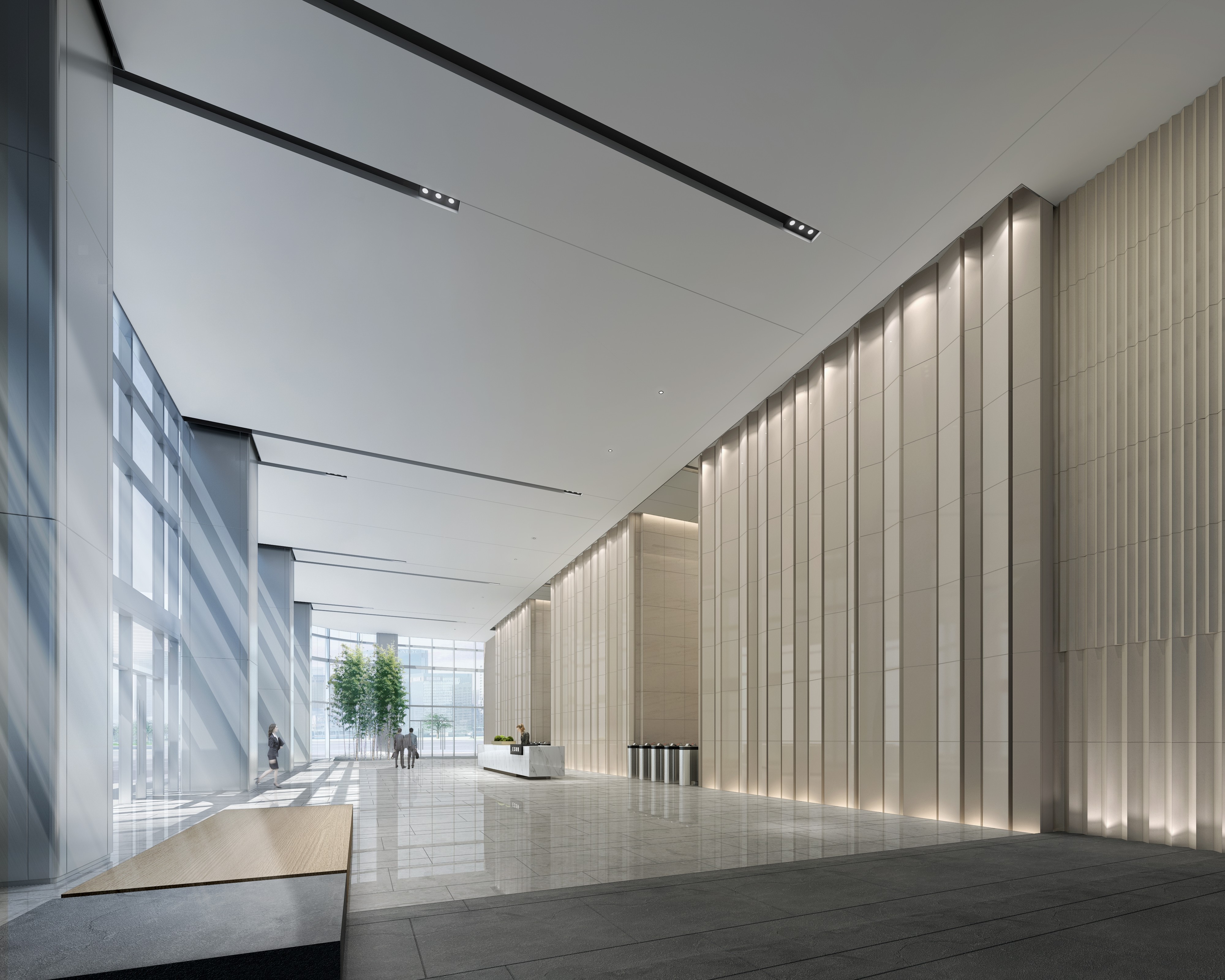 嘉定區(qū)辦公樓大廳裝修設(shè)計-第6張圖片-上海古都建筑設(shè)計集團 嘉定區(qū)辦公樓大廳裝修設(shè)計-第6張圖片-上海古都建筑設(shè)計集團