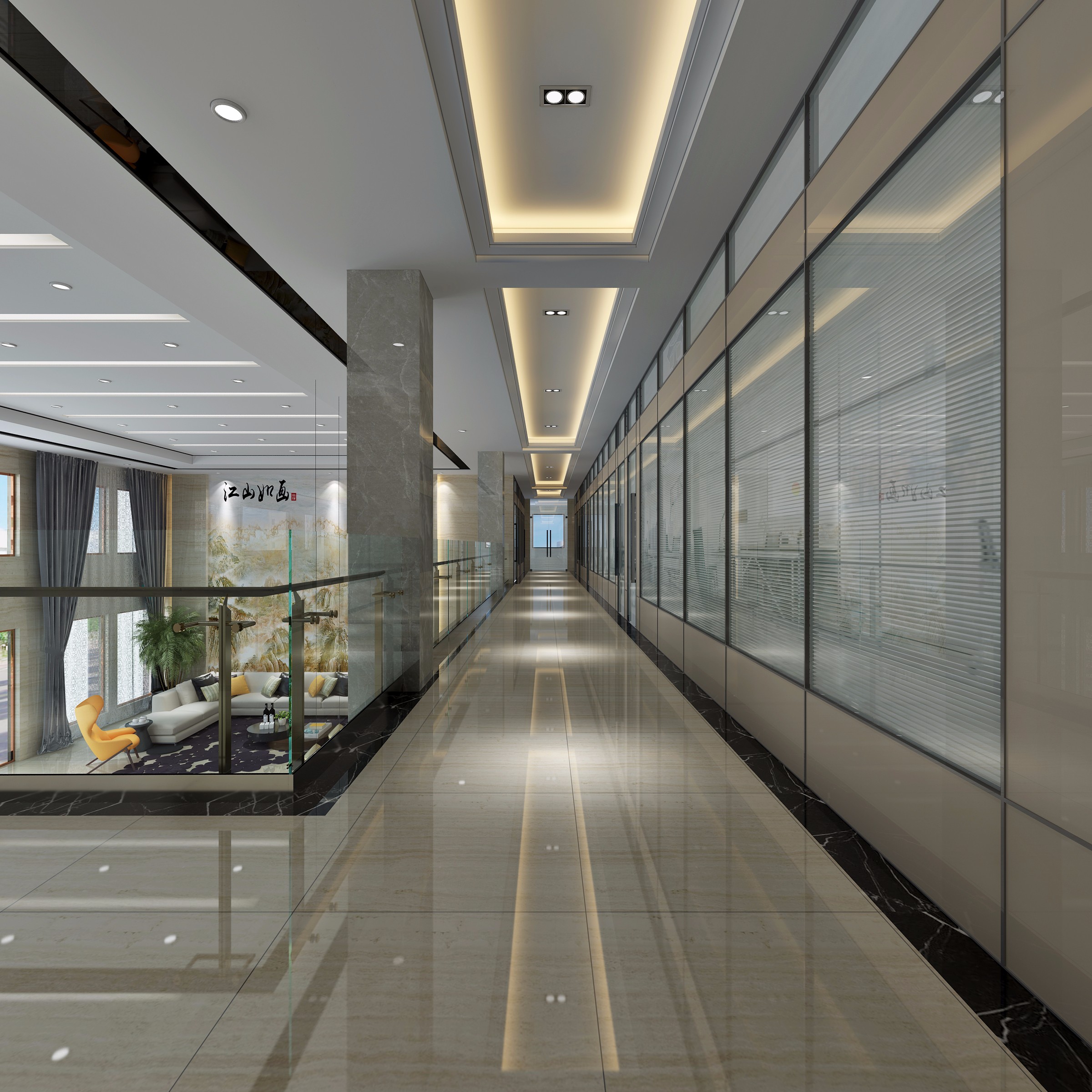 文藝氣息辦公室裝修設(shè)計-第1張圖片-上海古都建筑設(shè)計集團(tuán)