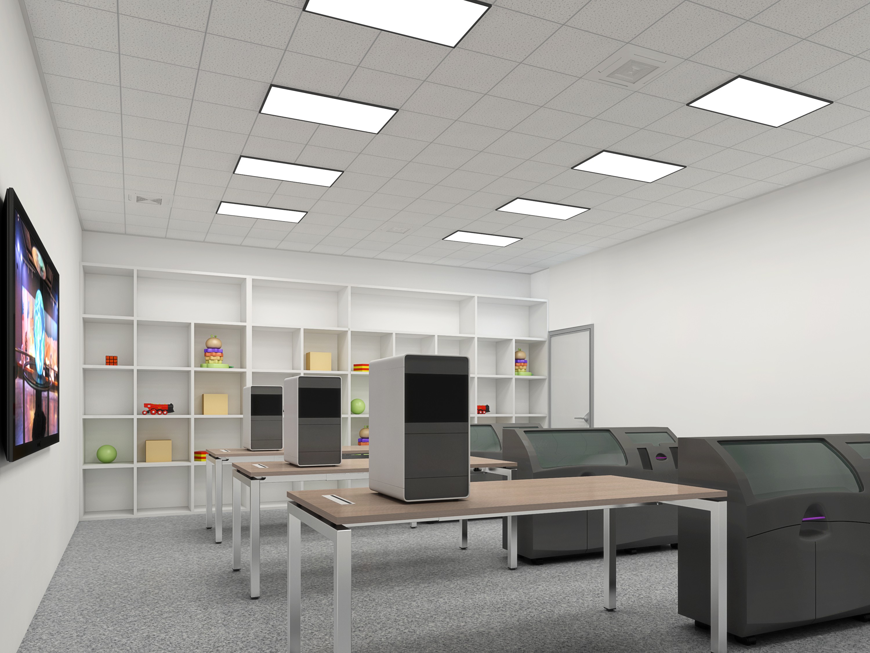 簡約明了辦公室裝修設(shè)計-第9張圖片-上海古都建筑設(shè)計集團