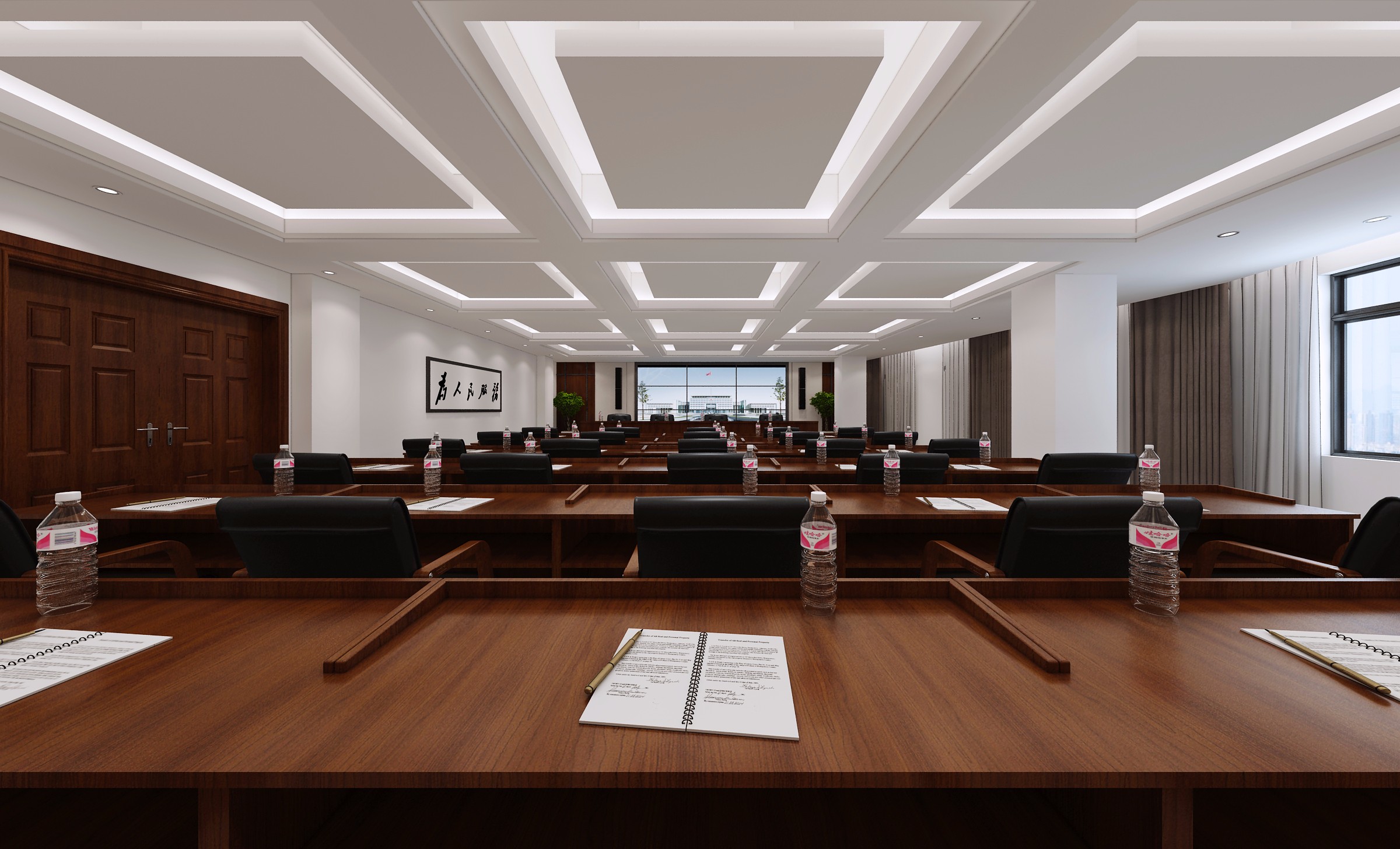 寬闊會(huì)議室裝修設(shè)計(jì)-第3張圖片-上海古都建筑設(shè)計(jì)集團(tuán) 寬闊會(huì)議室裝修設(shè)計(jì)-第3張圖片-上海古都建筑設(shè)計(jì)集團(tuán)