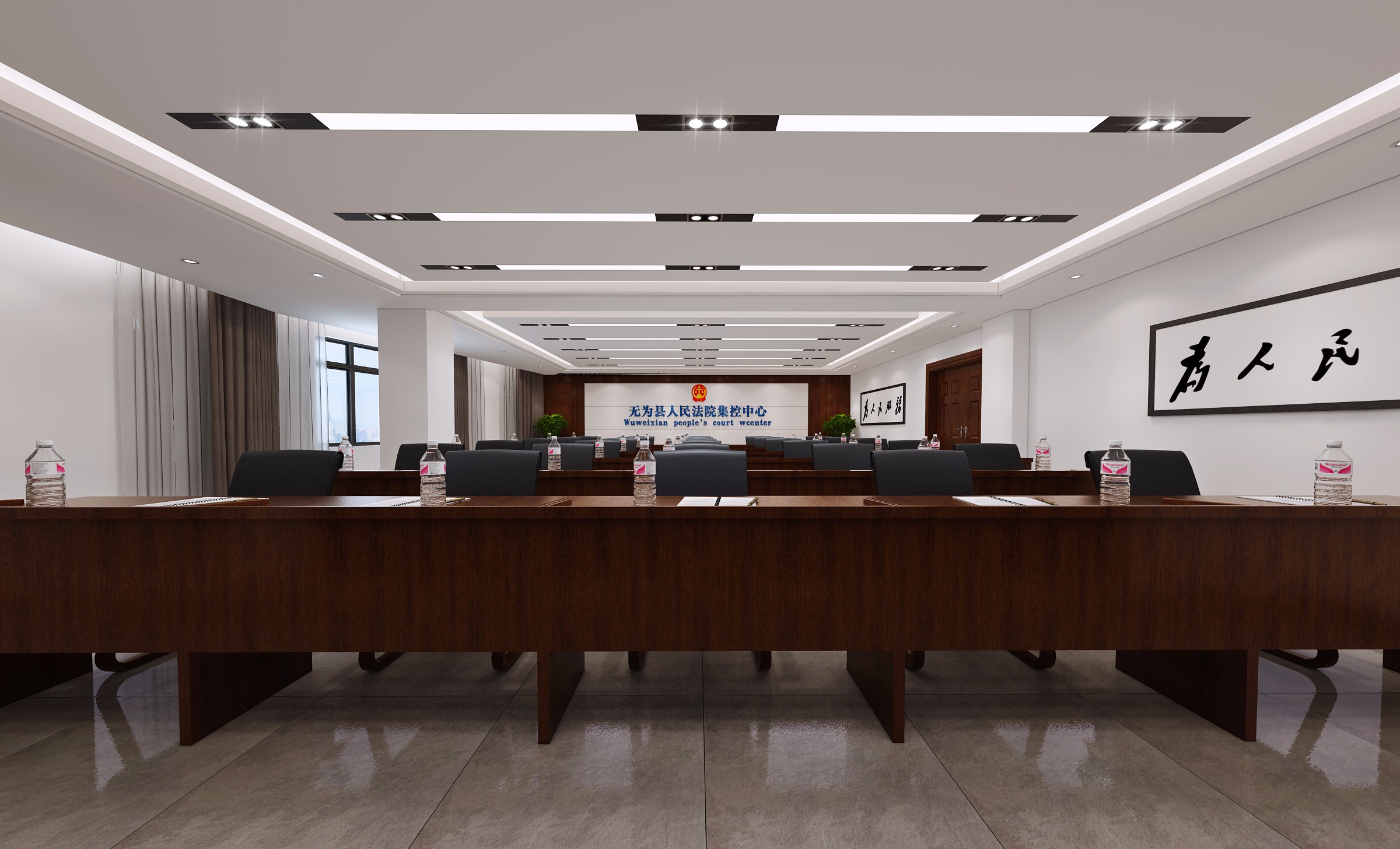 寬闊會(huì)議室裝修設(shè)計(jì)-第1張圖片-上海古都建筑設(shè)計(jì)集團(tuán) 寬闊會(huì)議室裝修設(shè)計(jì)-第1張圖片-上海古都建筑設(shè)計(jì)集團(tuán)