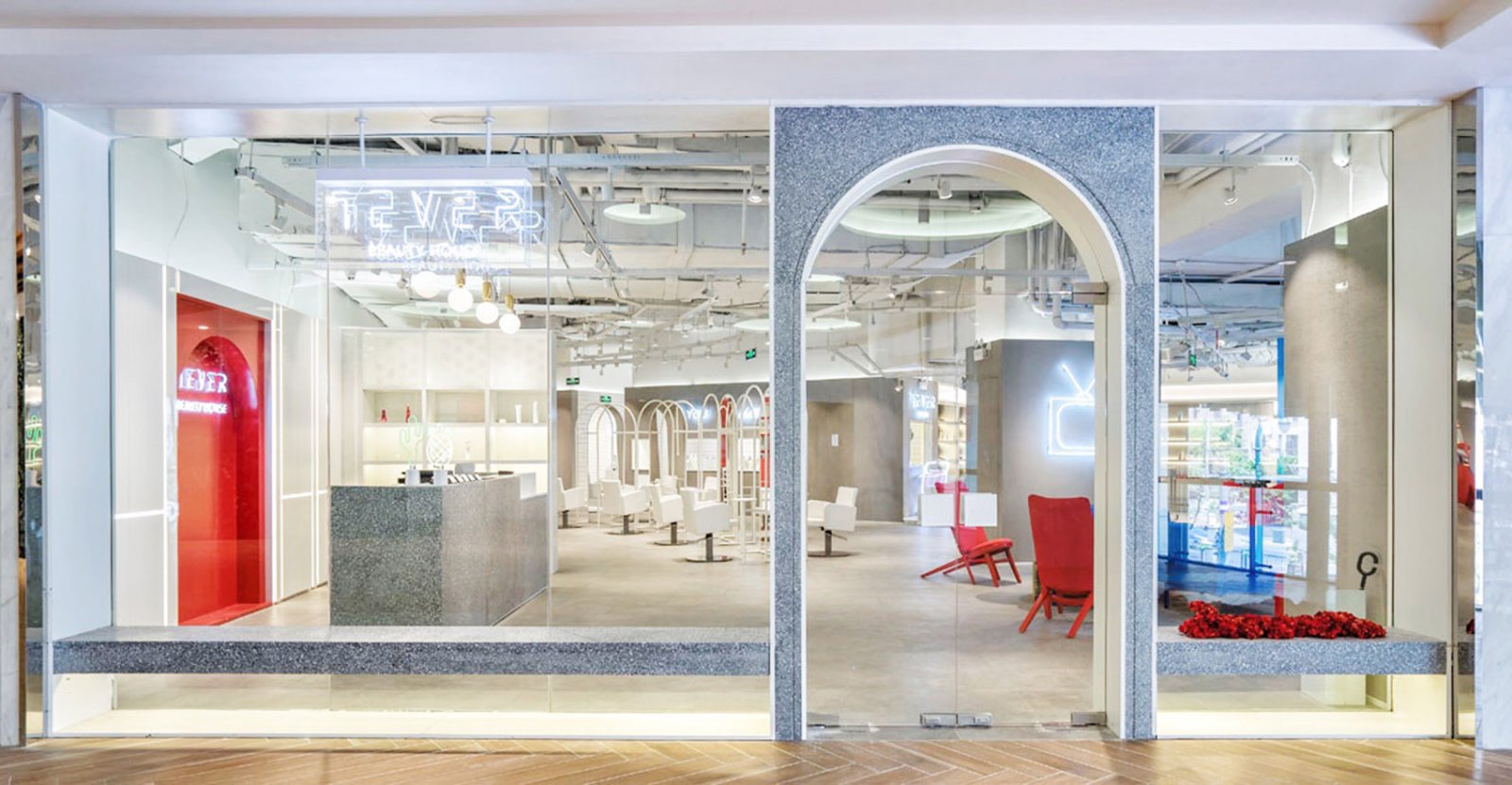 現(xiàn)代時尚發(fā)廊裝修設(shè)計-第1張圖片-上海古都建筑設(shè)計集團(tuán) 現(xiàn)代時尚發(fā)廊裝修設(shè)計-第1張圖片-上海古都建筑設(shè)計集團(tuán)