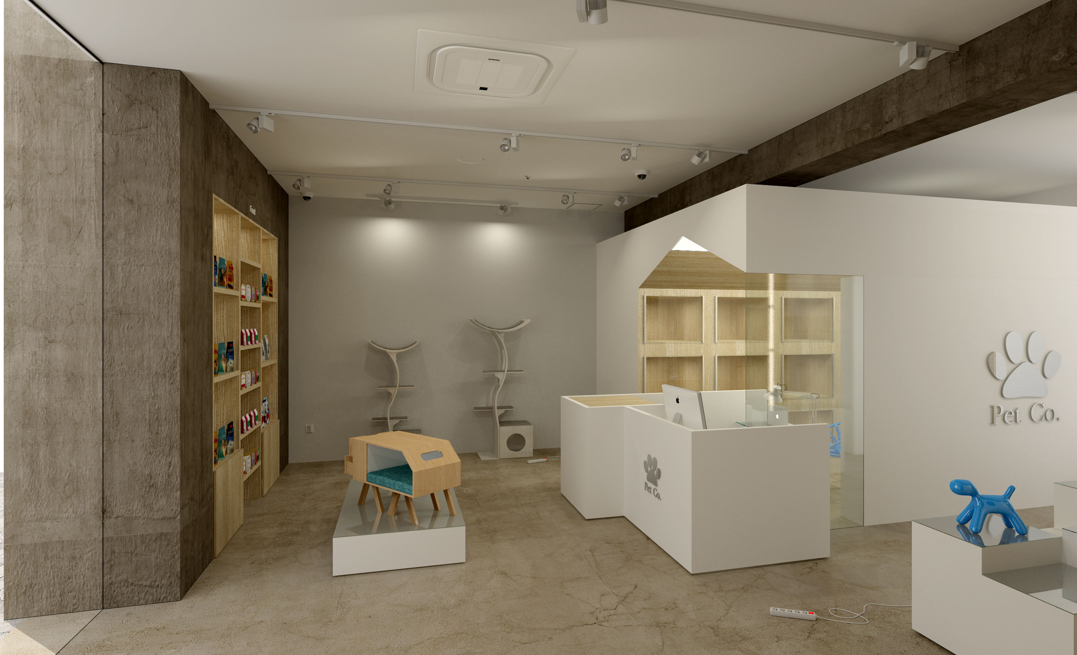 簡約風(fēng)格寵物一體店裝修設(shè)計-第3張圖片-上海古都建筑設(shè)計集團(tuán) 簡約風(fēng)格寵物一體店裝修設(shè)計-第3張圖片-上海古都建筑設(shè)計集團(tuán)