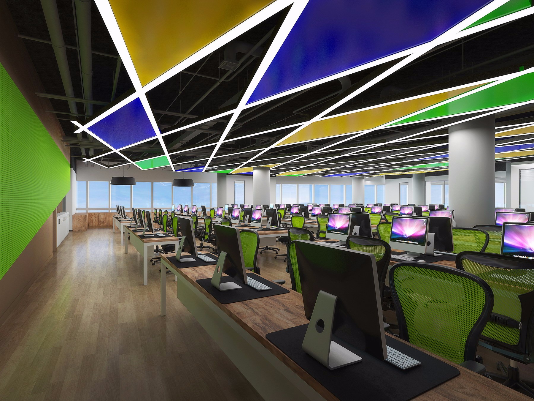 普陀區(qū)現(xiàn)代科技風(fēng)格辦公室裝修設(shè)計(jì)-第3張圖片-上海古都建筑設(shè)計(jì)集團(tuán) 普陀區(qū)現(xiàn)代科技風(fēng)格辦公室裝修設(shè)計(jì)-第3張圖片-上海古都建筑設(shè)計(jì)集團(tuán)