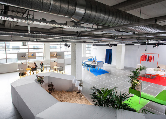 大型簡約工業(yè)風(fēng)辦公室裝修設(shè)計-第2張圖片-上海古都建筑設(shè)計集團