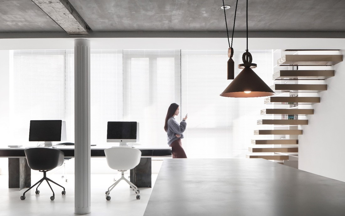 工業(yè)建筑風格辦公室裝修設計效果圖-第3張圖片-上海古都建筑設計集團 工業(yè)建筑風格辦公室裝修設計效果圖-第3張圖片-上海古都建筑設計集團