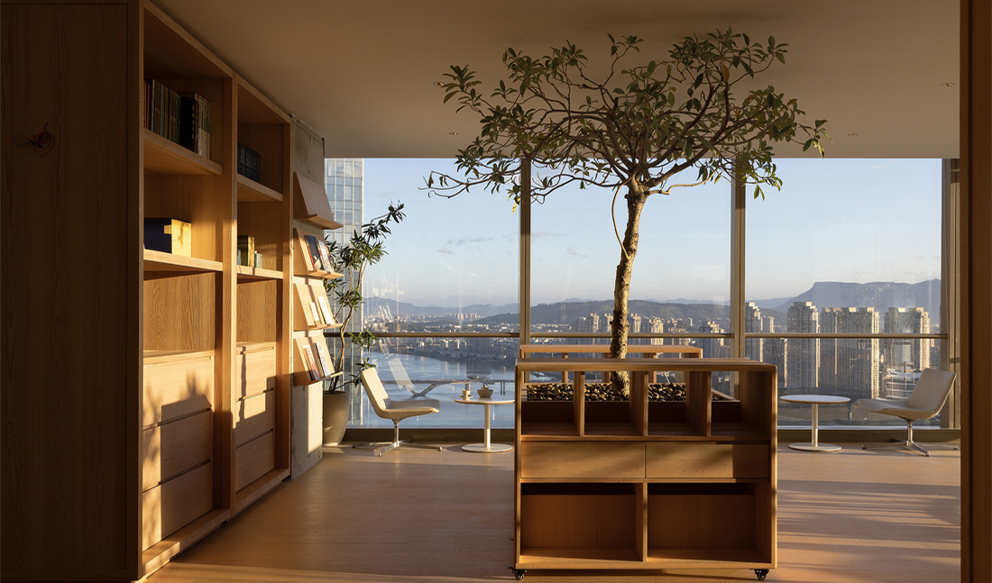 復(fù)古茶藝風(fēng)格辦公室裝修設(shè)計-第5張圖片-上海古都建筑設(shè)計集團(tuán)