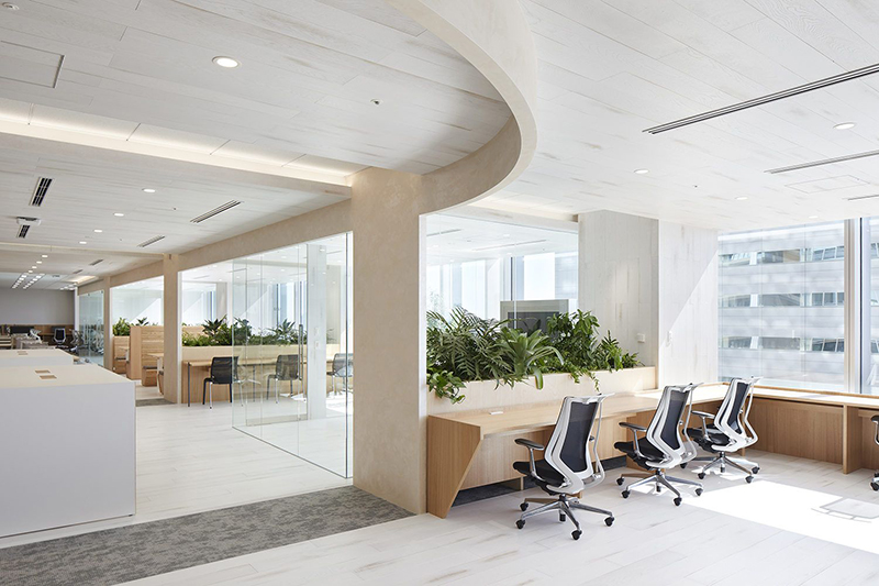 4000平貿(mào)易公司辦公室裝潢設(shè)計效果-第5張圖片-上海古都建筑設(shè)計集團(tuán)