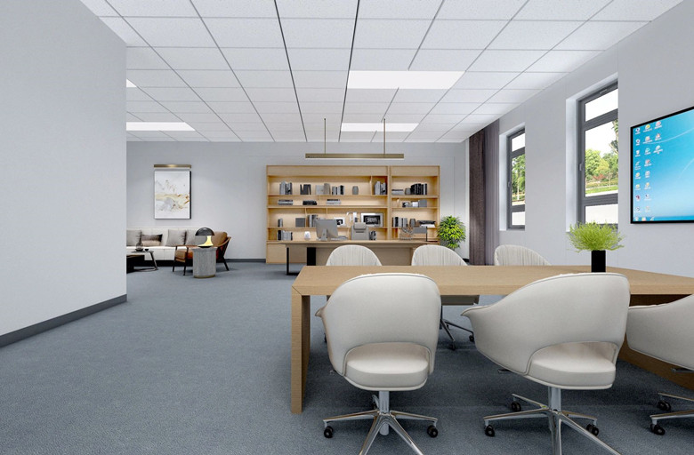 寶山6600平電子廠辦公室改造設(shè)計方案-第5張圖片-上海古都建筑設(shè)計集團(tuán)